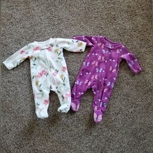 Newborn fleece sleeper